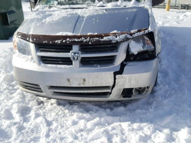 2D8HN44E59R545035 - 2009 DODGE GRAND CARA SILVER photo 9