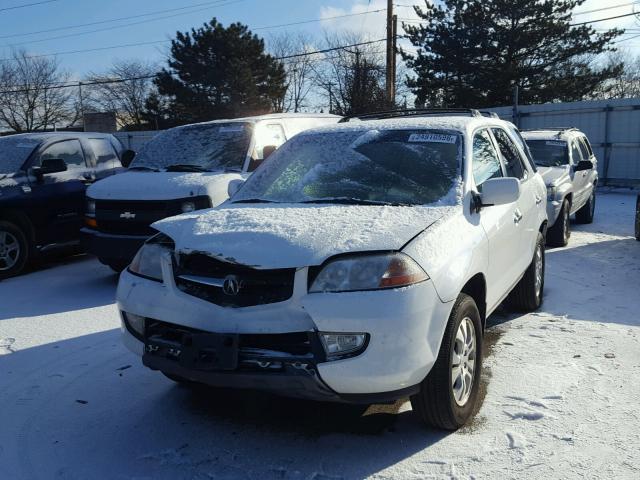 2HNYD18933H534037 - 2003 ACURA MDX TOURIN WHITE photo 2