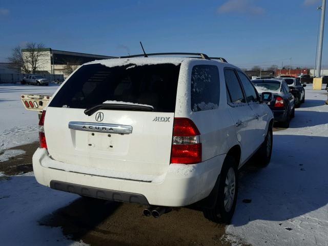 2HNYD18933H534037 - 2003 ACURA MDX TOURIN WHITE photo 4