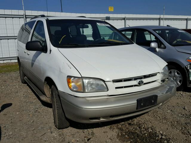 4T3ZF13C2YU191624 - 2000 TOYOTA SIENNA LE WHITE photo 1