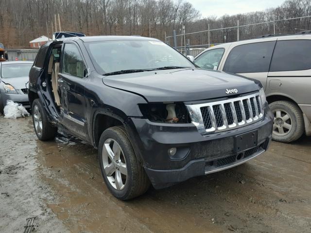 1C4RJFCT9CC303682 - 2012 JEEP GRAND CHER BLACK photo 1