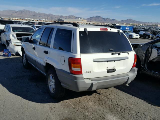 1J4GX48S92C124500 - 2002 JEEP GRAND CHER WHITE photo 3