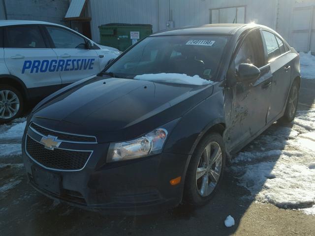 1G1PG5SC4C7410075 - 2012 CHEVROLET CRUZE LT BLACK photo 2