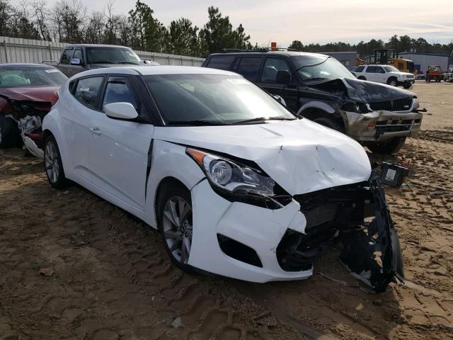 KMHTC6AD1GU270913 - 2016 HYUNDAI VELOSTER B WHITE photo 1