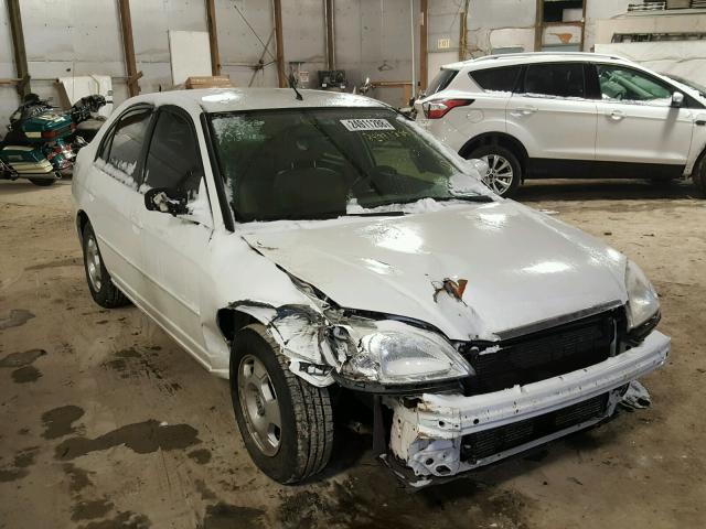 JHMES96633S010979 - 2003 HONDA CIVIC HYBR WHITE photo 1