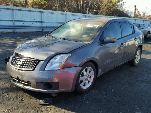 3N1AB61E77L718060 - 2007 NISSAN SENTRA 2.0 GRAY photo 2