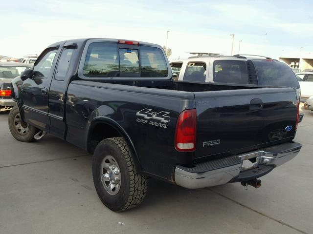 2FTFX28L5VCA19062 - 1997 FORD F250 BLACK photo 3