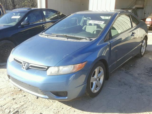 2HGFG118X8H525530 - 2008 HONDA CIVIC EX BLUE photo 2