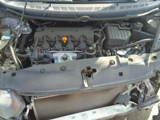 2HGFG12698H513169 - 2008 HONDA CIVIC LX SILVER photo 7