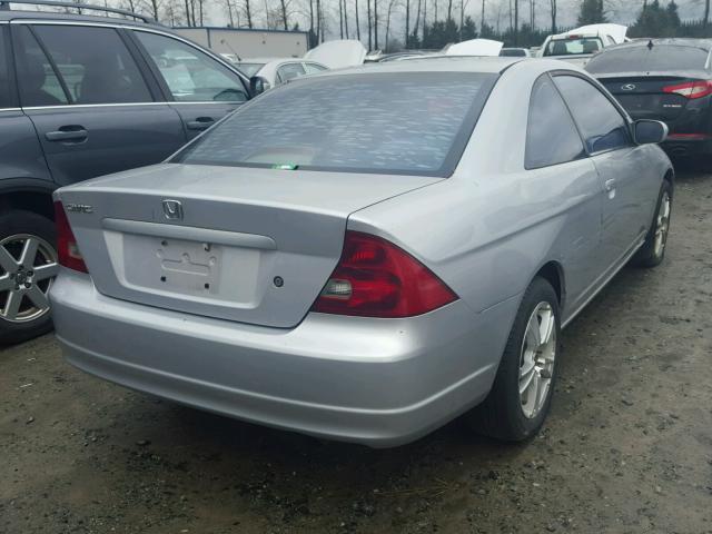 1HGEM21931L084724 - 2001 HONDA CIVIC SI SILVER photo 4