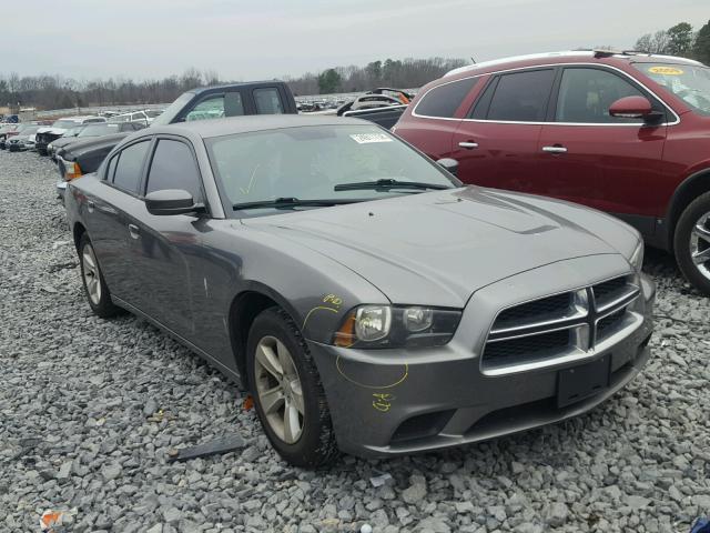 2B3CL3CG5BH607428 - 2011 DODGE CHARGER GRAY photo 1
