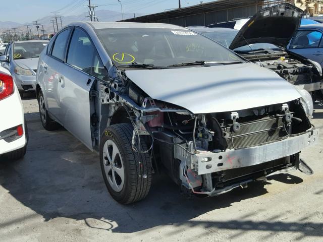 JTDKN3DU7D5640191 - 2013 TOYOTA PRIUS SILVER photo 1