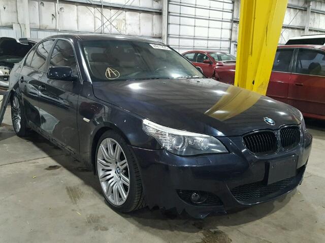 WBANW53528CT34417 - 2008 BMW 550 I BLUE photo 1