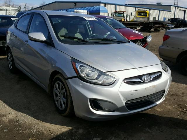 KMHCT4AE0CU178618 - 2012 HYUNDAI ACCENT GLS SILVER photo 1