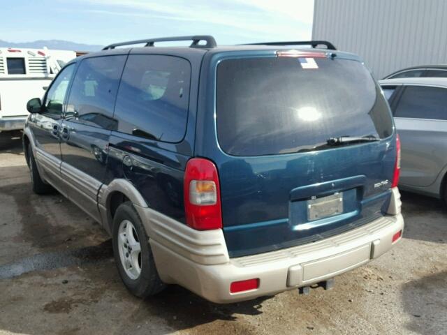 1GMDX03E4YD198957 - 2000 PONTIAC MONTANA BLUE photo 3