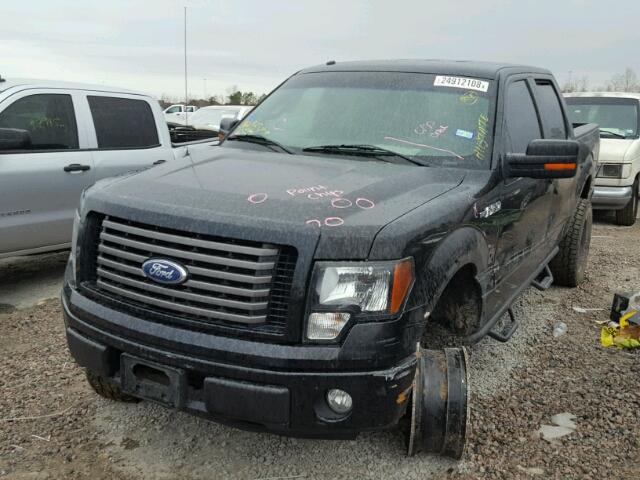 1FTFW1EF2CKD16049 - 2012 FORD F150 SUPER BLACK photo 2