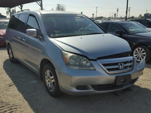 5FNRL38436B042874 - 2006 HONDA ODYSSEY EX GRAY photo 1