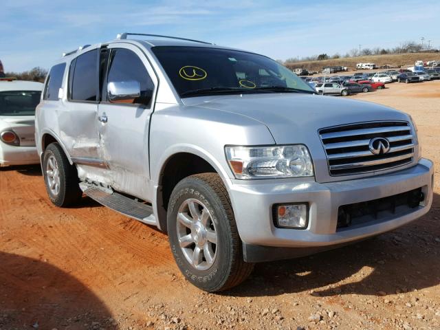 5N3AA08C24N811102 - 2004 INFINITI QX56 SILVER photo 1