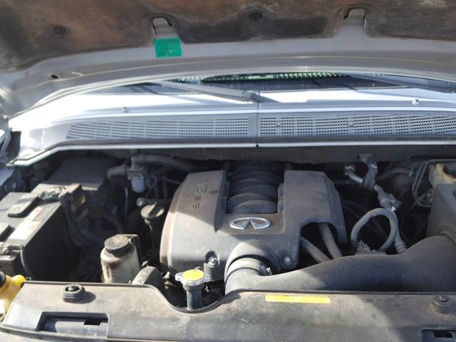 5N3AA08C24N811102 - 2004 INFINITI QX56 SILVER photo 7