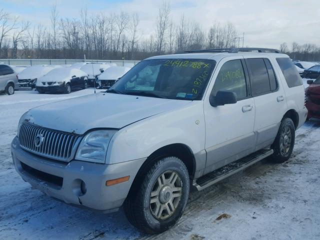 4M2ZU86K23ZJ12246 - 2003 MERCURY MOUNTAINEE WHITE photo 2