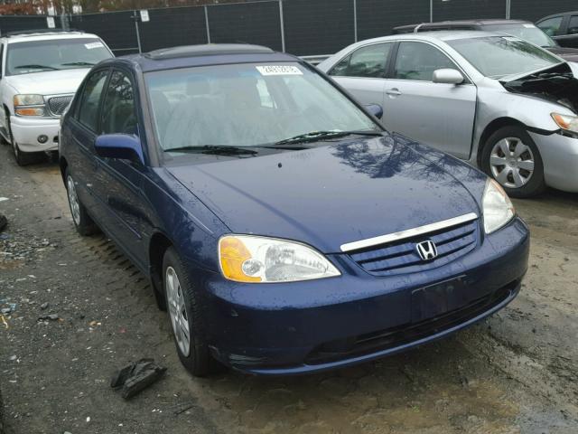 2HGES26723H538698 - 2003 HONDA CIVIC EX BLUE photo 1