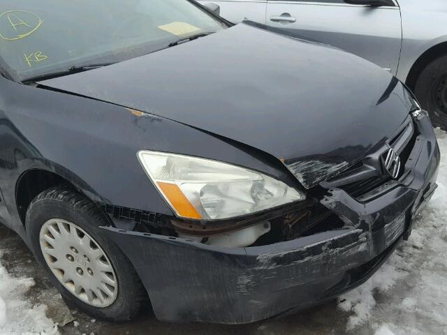 1HGCM56164A813214 - 2004 HONDA ACCORD DX BLACK photo 9