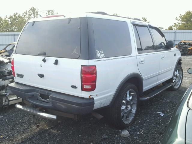 1FMPU16L21LA02628 - 2001 FORD EXPEDITION WHITE photo 4