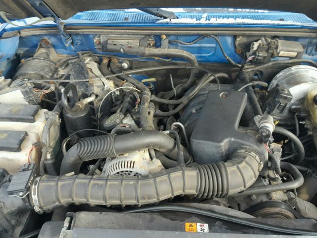 1FTYR44U32PA64511 - 2002 FORD RANGER SUP BLUE photo 7