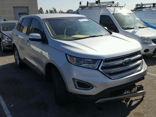 2FMPK3J92HBB89229 - 2017 FORD EDGE SEL SILVER photo 1