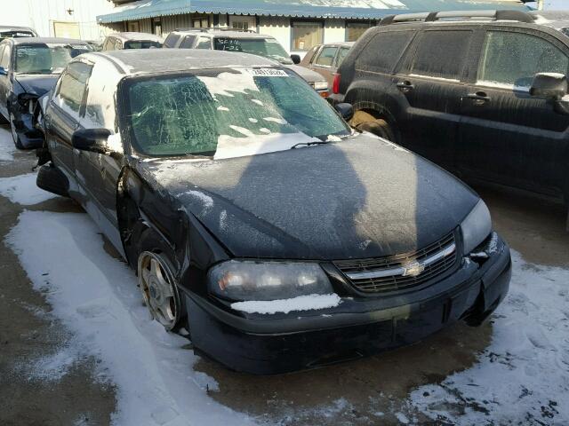 2G1WF52E859389281 - 2005 CHEVROLET IMPALA BLACK photo 1