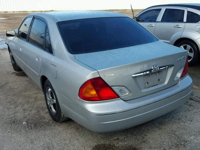 4T1BF28B11U159530 - 2001 TOYOTA AVALON XL SILVER photo 3