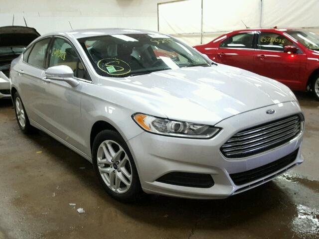 1FA6P0H78E5375190 - 2014 FORD FUSION SE SILVER photo 1