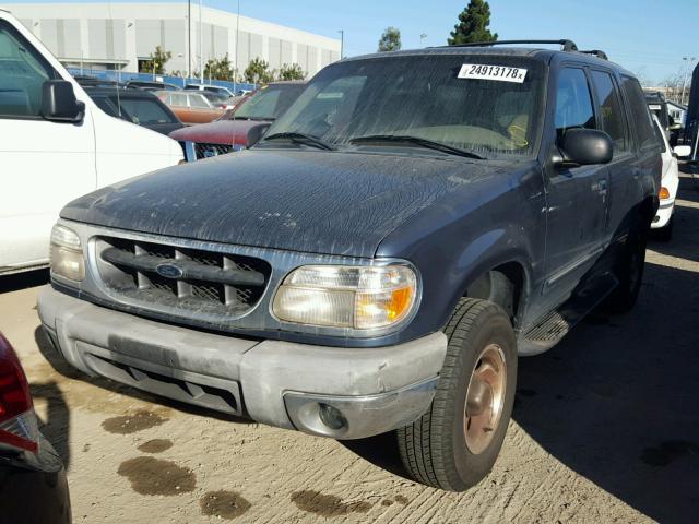 1FMZU32E4XZB11500 - 1999 FORD EXPLORER BLUE photo 2