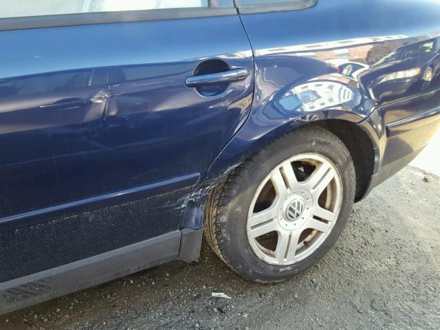 WVWBH63B71P024791 - 2001 VOLKSWAGEN PASSAT GLX 蓝色 照片 9
