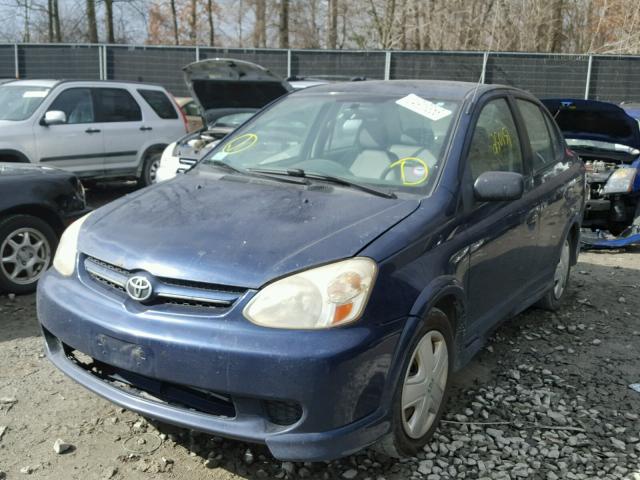 JTDBT123750387134 - 2005 TOYOTA ECHO BLUE photo 2