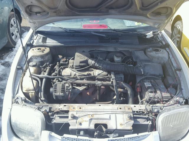 1G2JB5242Y7118814 - 2000 PONTIAC SUNFIRE SE SILVER photo 7