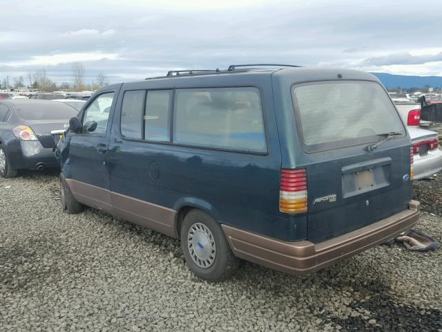 1FMDA31XXPZB79578 - 1993 FORD AEROSTAR GREEN photo 3