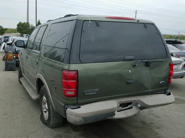 1FMRU17L3YLC41963 - 2000 FORD EXPEDITION GREEN photo 3