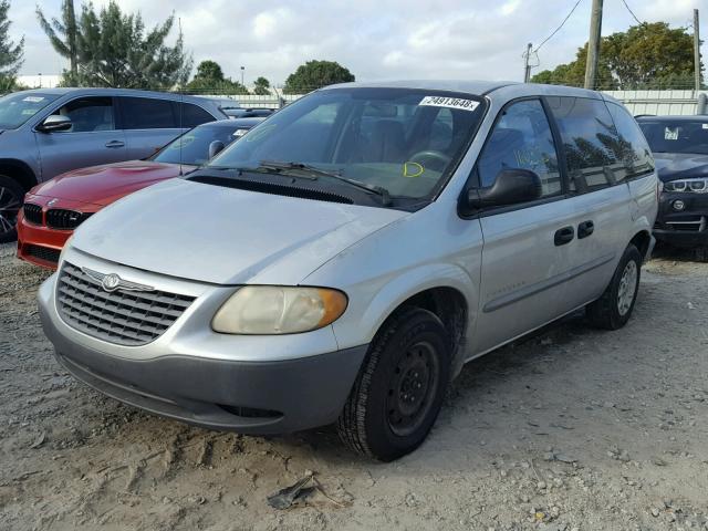 1C4GJ25391B133355 - 2001 CHRYSLER VOYAGER SILVER photo 2