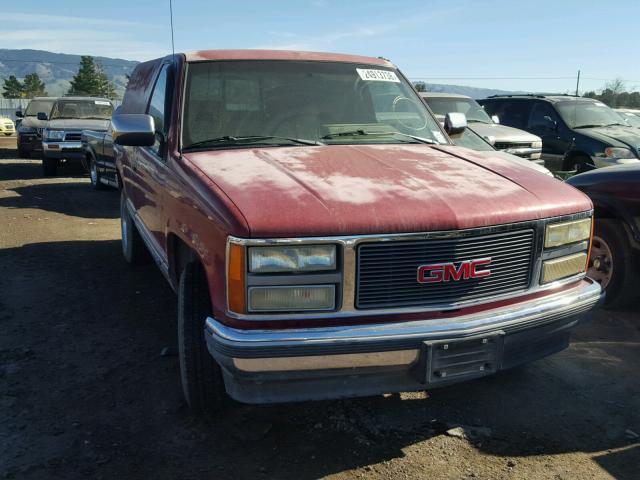 1GTDC14K0NZ536119 - 1992 GMC SIERRA C15 BURGUNDY photo 1