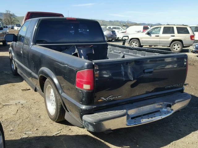 1GCCS195618121422 - 2001 CHEVROLET S TRUCK S1 BLACK photo 3