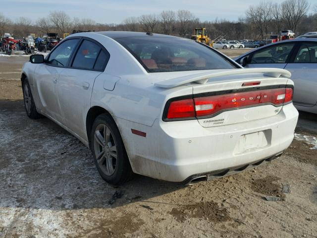 2C3CDXDT3EH141408 - 2014 DODGE CHARGER R/ WHITE photo 3