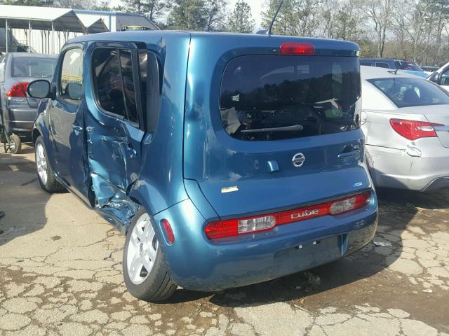 JN8AZ2KR1ET350460 - 2014 NISSAN CUBE S BLUE photo 3