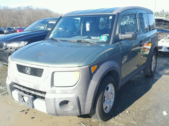 5J6YH28524L036567 - 2004 HONDA ELEMENT EX GREEN photo 2