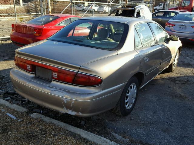 2G4WS52J021179201 - 2002 BUICK CENTURY CU TAN photo 4