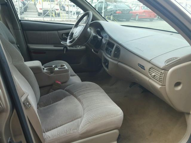 2G4WS52J021179201 - 2002 BUICK CENTURY CU TAN photo 5