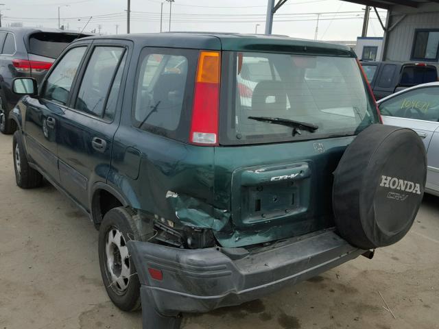 JHLRD284X1S016133 - 2001 HONDA CR-V LX GREEN photo 3