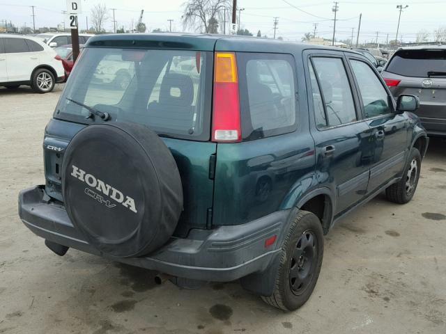 JHLRD284X1S016133 - 2001 HONDA CR-V LX GREEN photo 4