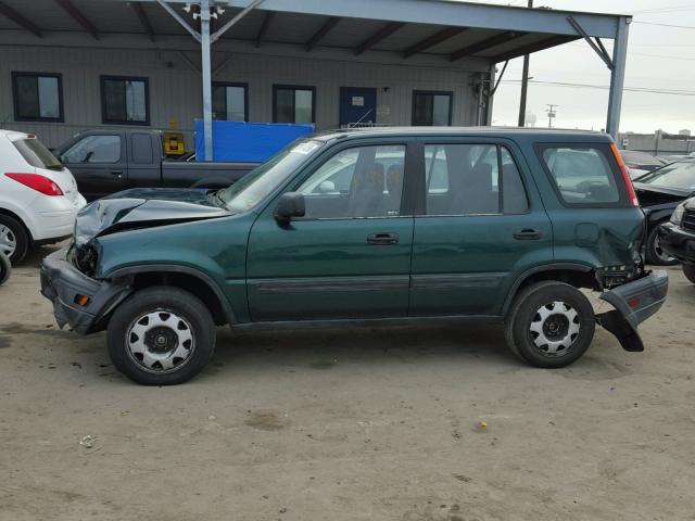 JHLRD284X1S016133 - 2001 HONDA CR-V LX GREEN photo 9