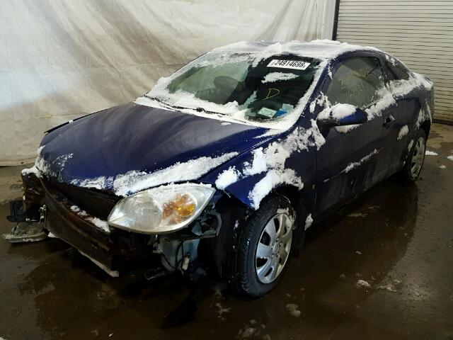 1G1AL15F677214788 - 2007 CHEVROLET COBALT LT BLUE photo 2